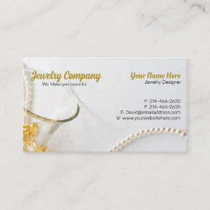 Tarjeta De Visita Diseñador de joyas/Tarjeta de presentación para ve