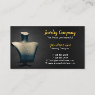 Tarjeta De Visita Diseñador de joyas/Tarjeta de presentación para ve