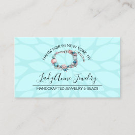 Tarjeta De Visita Diseñador de joyas y cuentas artesanales
