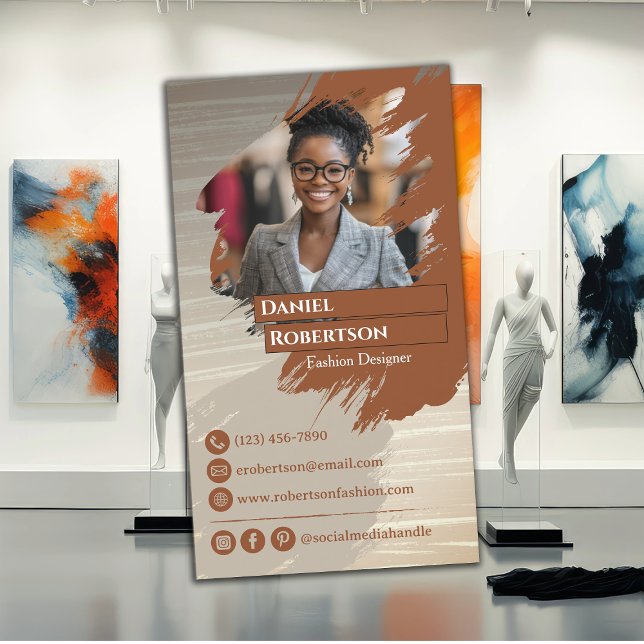 Tarjeta De Visita Diseñador de moda (Subido por el creador)