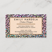 Diseñador de moda Leopard