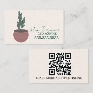 Tarjeta De Visita Diseñador de plantas de guión