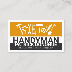 Tarjeta De Visita Diseñador de señalización con nombre elegante para