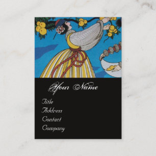 TARJETA DE VISITA DISEÑADOR DE VESTUARIO PARA JARDÍN DE VERANO / MOD