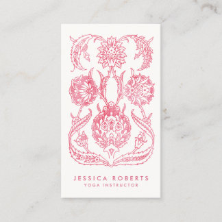 Tarjeta De Visita Diseñador floral de estilo Art Nouveau giratorio