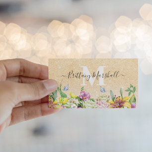 Tarjeta De Visita Diseñador floral   Florismo de eventos