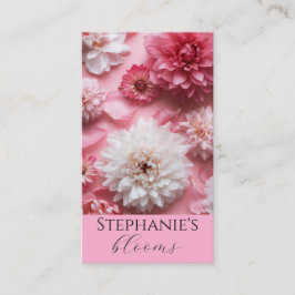 Tarjeta De Visita Diseñador Floral Floristería Elegante