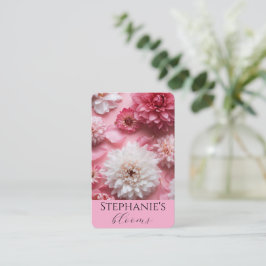 Tarjeta De Visita Diseñador Floral Floristería Elegante