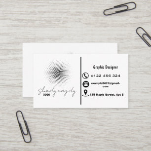 Tarjeta De Visita Diseñador Gráfico Creativo