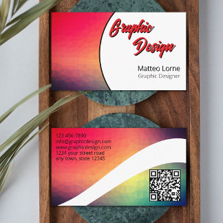 Tarjeta De Visita Diseñador Gráfico Moderno
