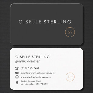 Tarjeta De Visita Diseñador Gráfico Profesional