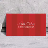 Diseñador interior de bandas rojas mínimo