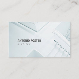 Tarjeta De Visita Diseñador interior moderno de arquitectos negros y