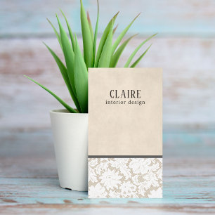 Tarjeta De Visita Diseñador interior moderno de diseño interior de