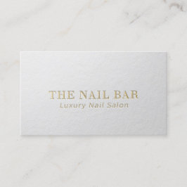 Tarjeta De Visita Diseñador moderno Texto mínimo en blanco y Grabado