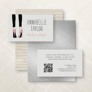Tarjeta De Visita Diseñador personal de moda