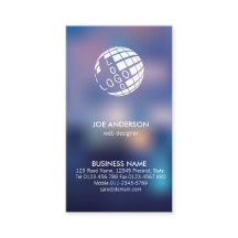 Diseñador Web Computadora de TI Borrosa Luces foca