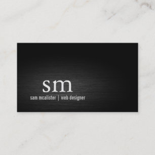 Tarjeta De Visita Diseñador Web Monograma Técnico de Internet