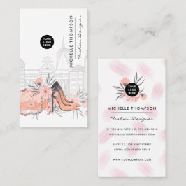 Tarjeta De Visita Diseñadora de moda femenina de Nueva York