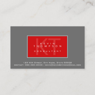 Tarjeta De Visita diseñe su propia norma profesional de consultor