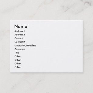 Tarjeta De Visita Diseñe su propio rechoncho, 3,5" x 2,5", 100