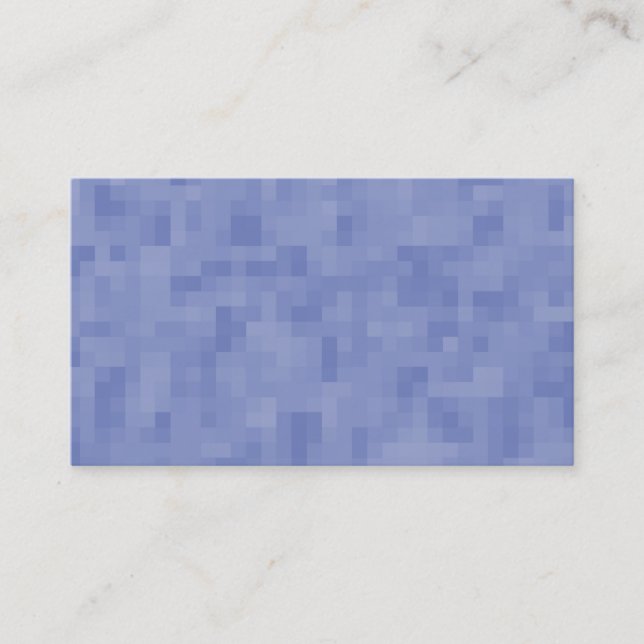 Tarjeta De Visita Diseño abstracto azul (Anverso)