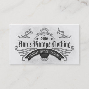 Tarjeta De Visita Diseño antiguo pintoresco