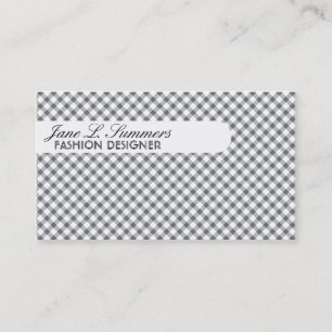Tarjeta De Visita Diseño Argyle (clásico)