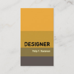 Tarjeta De Visita Diseño audaz profesional moderno vibrante