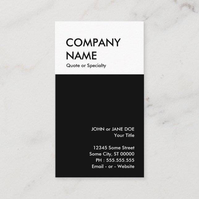 Tarjeta De Visita diseño audaz propio (Anverso)