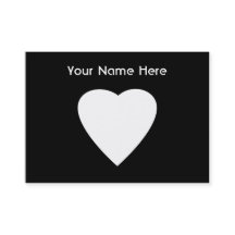 Diseño blanco y negro del corazón del amor