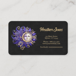 Tarjeta De Visita Diseño celeste