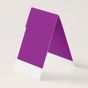 Tarjeta De Visita Diseño con un impresionante fondo morado y blanco