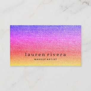 Tarjeta De Visita Diseño contemporáneo y prismático