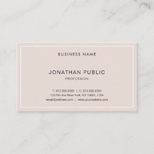 Tarjeta De Visita Diseño creativo moderno y elegante estilo profesio