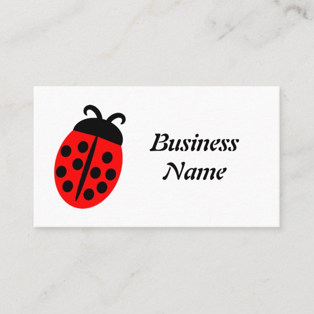 Tarjeta De Visita Diseño Cuadybug Red (Anverso)