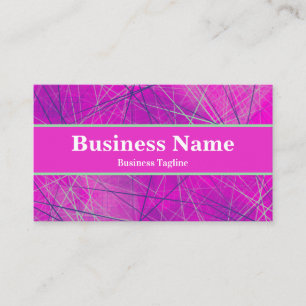 Tarjeta De Visita Diseño de abstracto geométrico rosa, azul y gris m