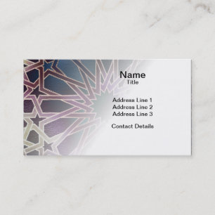 Tarjeta De Visita Diseño de Alhambra