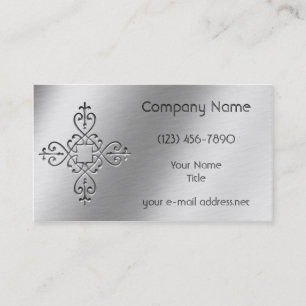 Tarjeta De Visita Diseño de aluminio grabado al agua fuerte