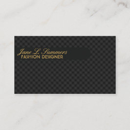 Tarjeta De Visita Diseño de arglos (negro)