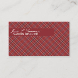 Tarjeta De Visita Diseño de Argyle