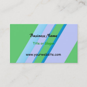 Tarjeta De Visita Diseño de banda diagonal elegante