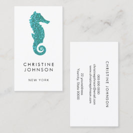 Tarjeta De Visita diseño de caballito de mar