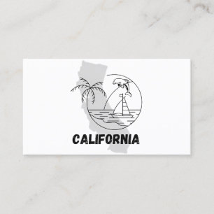 Tarjeta De Visita Diseño de CALIFORNIA