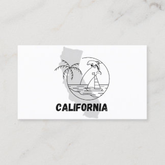 Tarjeta De Visita Diseño de CALIFORNIA