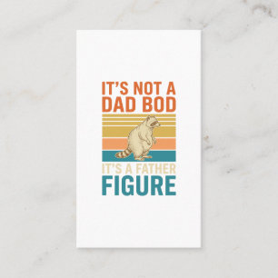 Tarjeta De Visita Diseño de camiseta vintage de mapache divertido fi