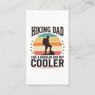 Tarjeta De Visita Diseño de camiseta vintage para papá excursionista