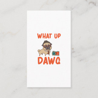 Tarjeta De Visita diseño de dawg de ehat up