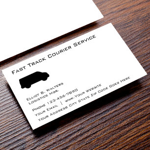 Tarjeta De Visita Diseño de empresa de servicios del mensajero