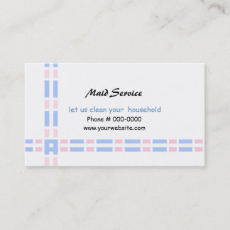 Tarjeta De Visita Diseño de enlace rosa y azul